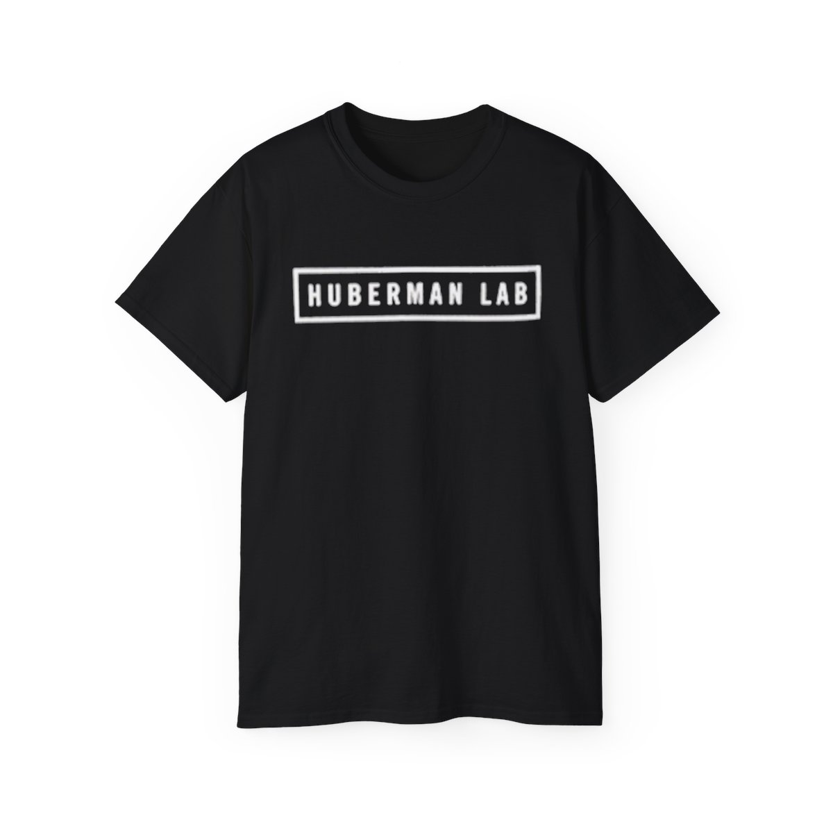 Huberman Lab Logo Tee | Science Podcast T-Shirt, Black Logo Tee | Andrew Huberman Huberman Lab