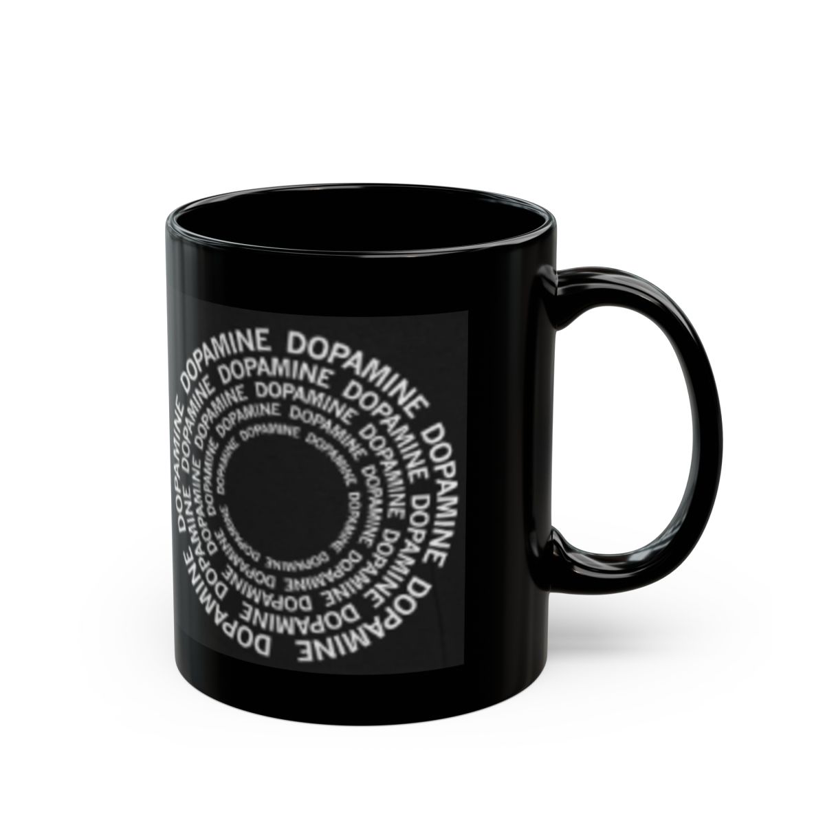 Dopamine Spiral Mug | Black Ceramic Coffee Mug | Andrew Huberman Huberman Lab