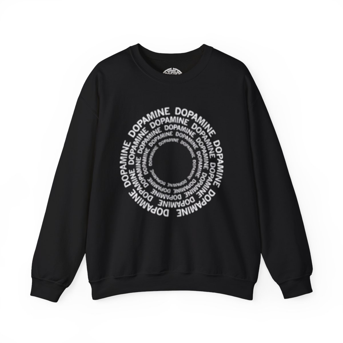 DOPAMINE Circular Text Sweatshirt | Crewneck Pullover | Andrew Huberman Huberman Lab